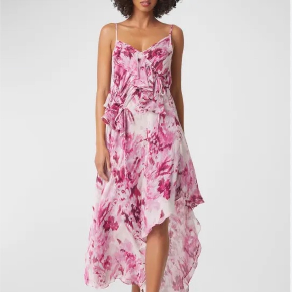 MISA Los Angeles pink Greta dress - Picture 4 of 9